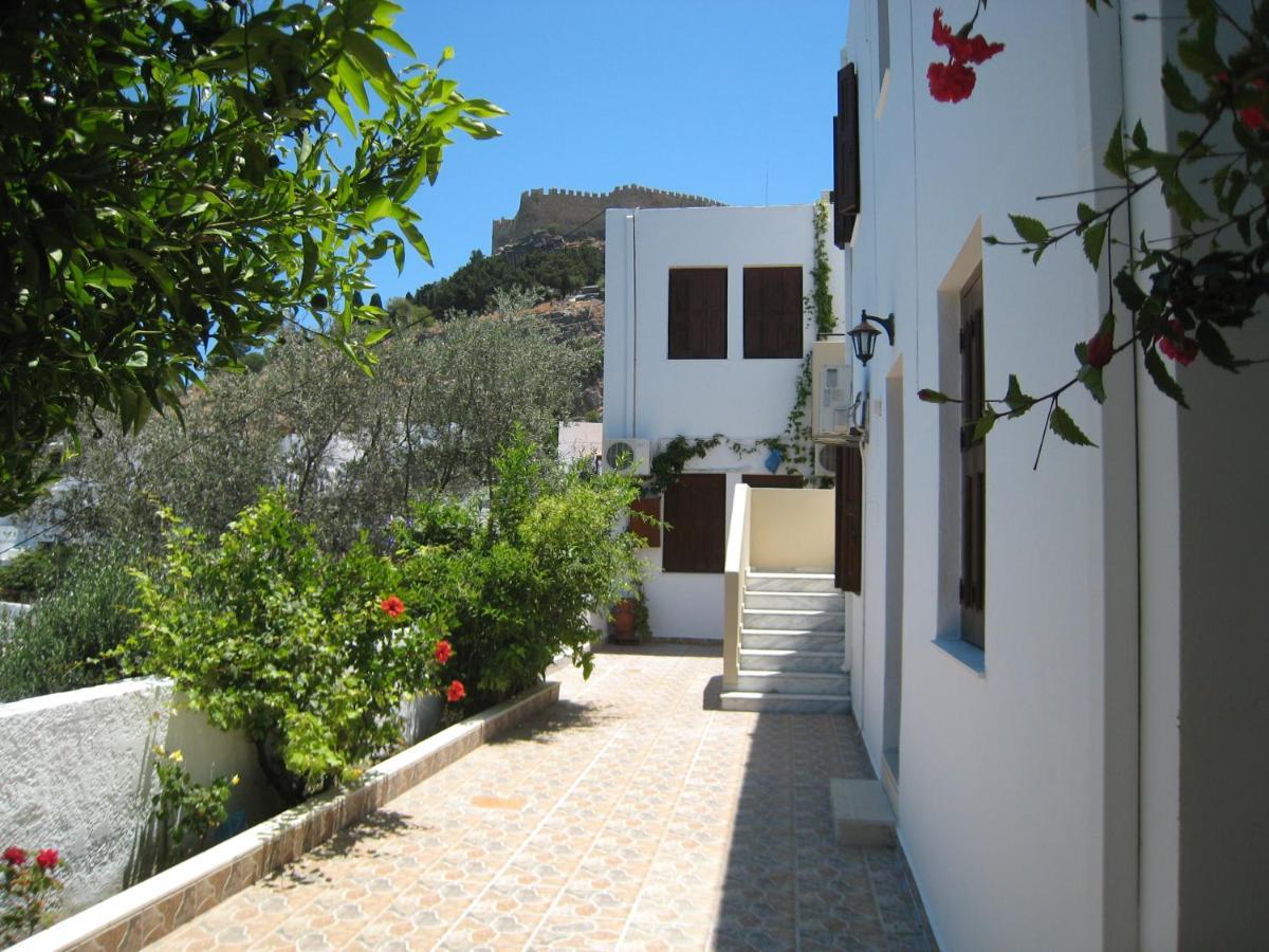 Eleftheria Lindian Studios I Линдос Экстерьер фото
